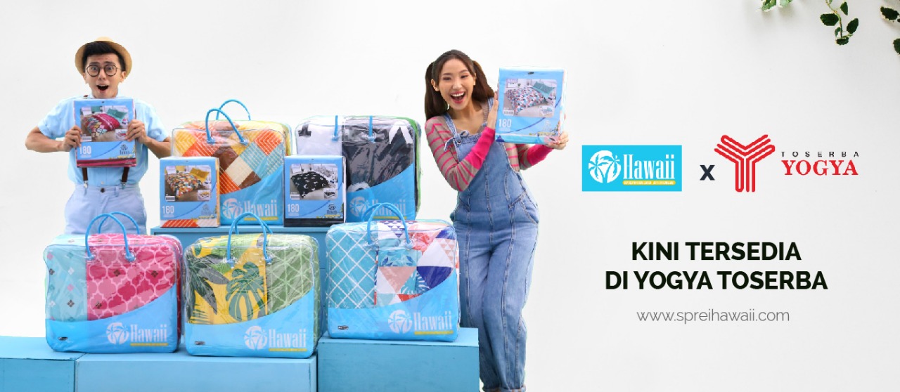 Sprei Hawai di Yogya Bandung 